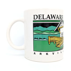 Delaware & Ulster Railroad Mug Arkville New York Diner Coffee Mug 80s Retro Vint
